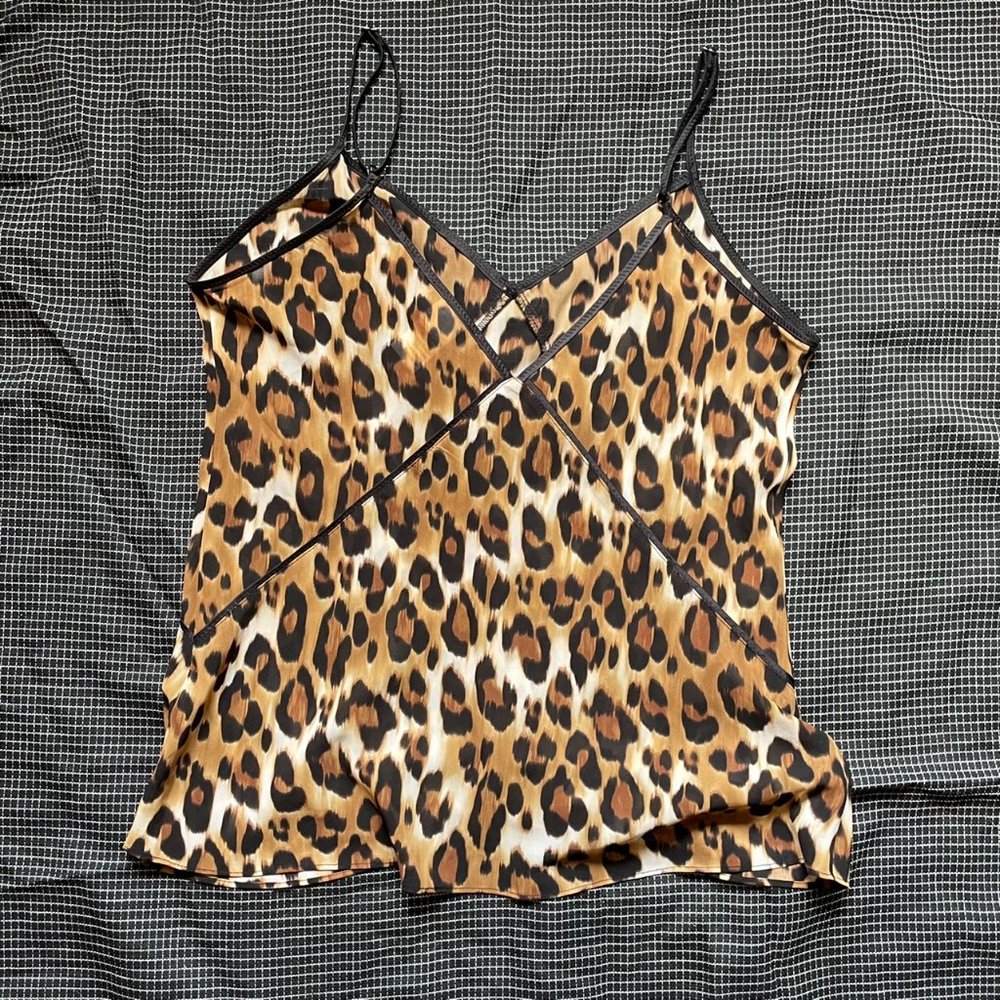 Natori Cheetah Print Cami, Size M